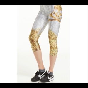 Terez for SoulCycle Sequin Capri (Size Small)